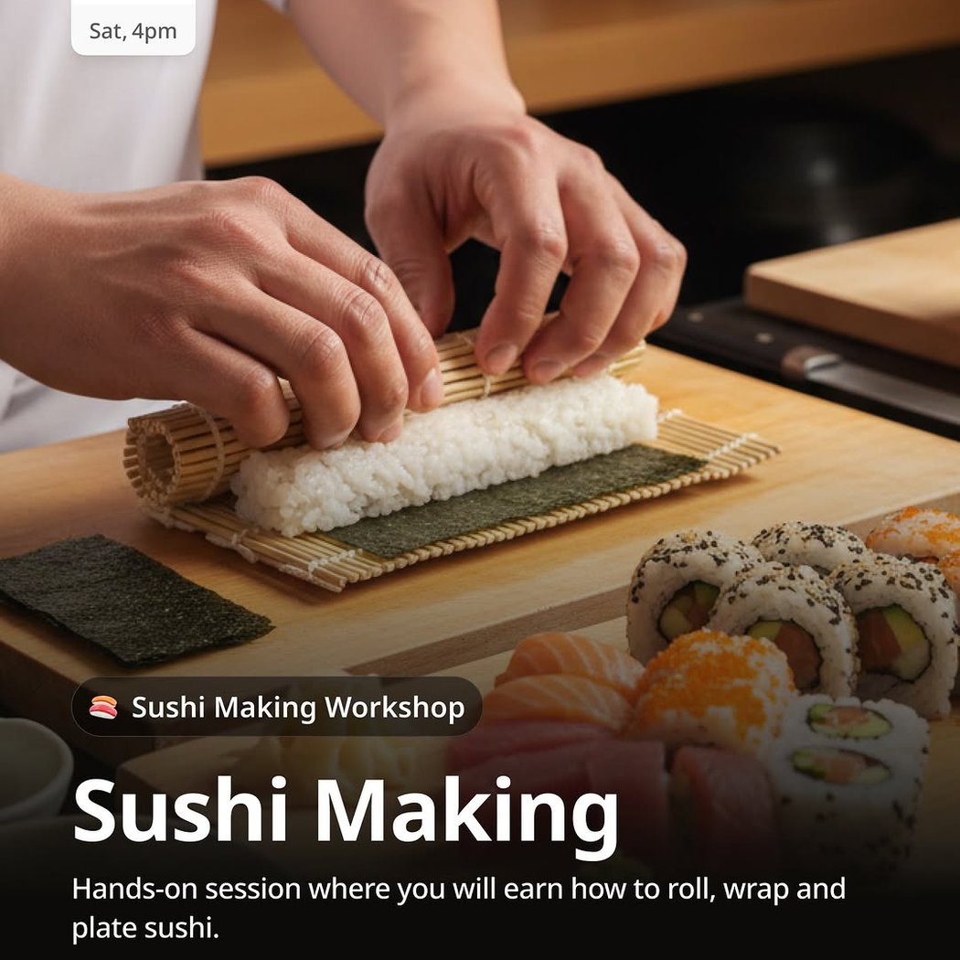 Sushi Making Workshop 1