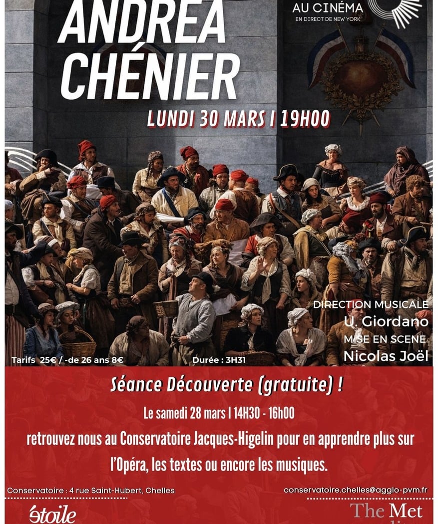 Ciné-Opéra TMO en direct : Andréa Chénier 1