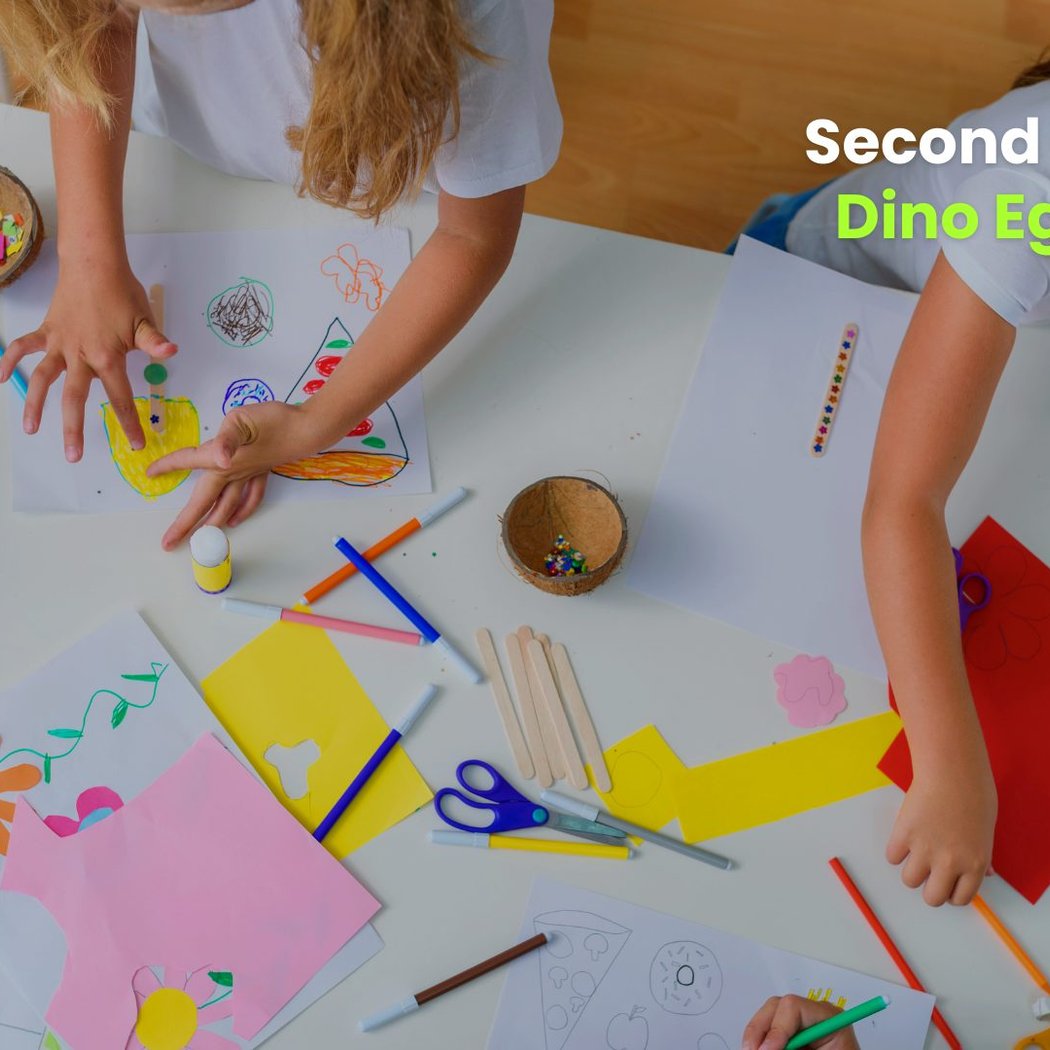 Second Saturdays: Dino Egg Puppets 1