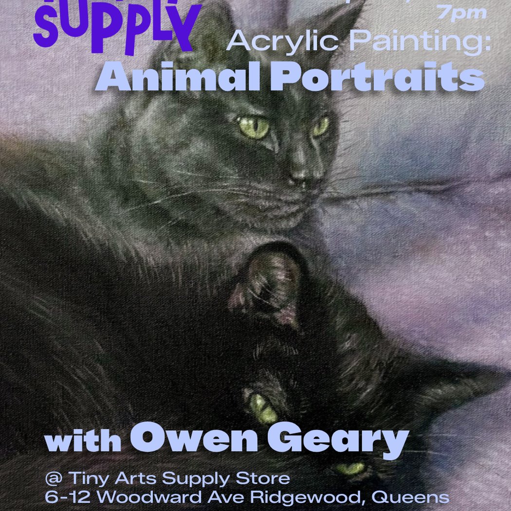 Acrylic Painting: Animal Portraits with Owen Geary 1