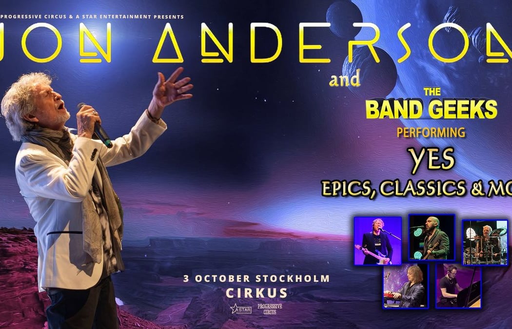 JON ANDERSON and THE BAND GEEKS performing YES epics, classics and more