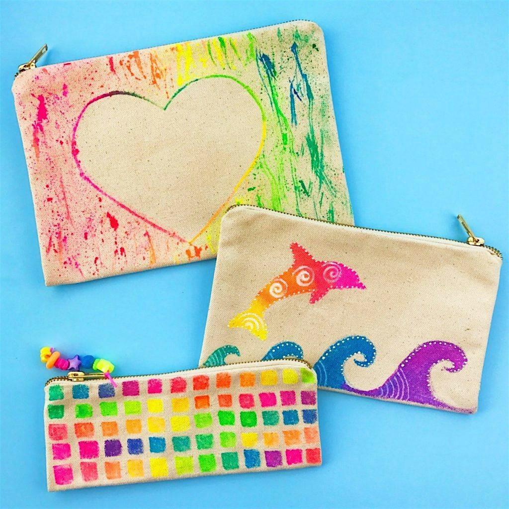 February Community Service Project: Decorate Personal Care Pouches! 1