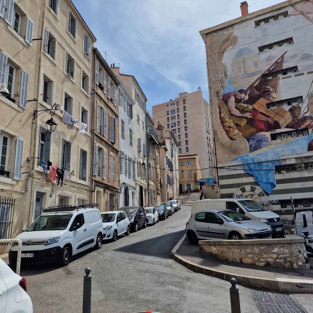 Fresque murale: Le Commerce 3