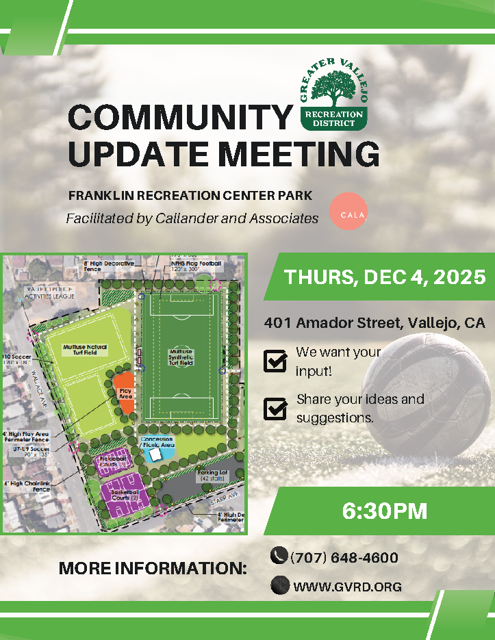 Community Update on Franklin Recreation Center Park Plans 1