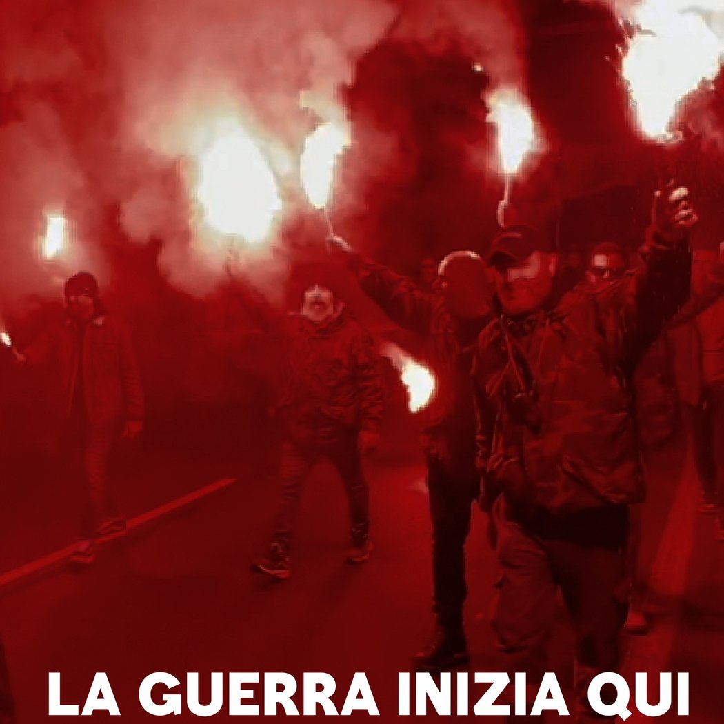 La guerra inizia qui