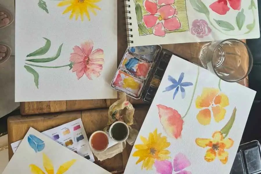 Watercolor Florals 3