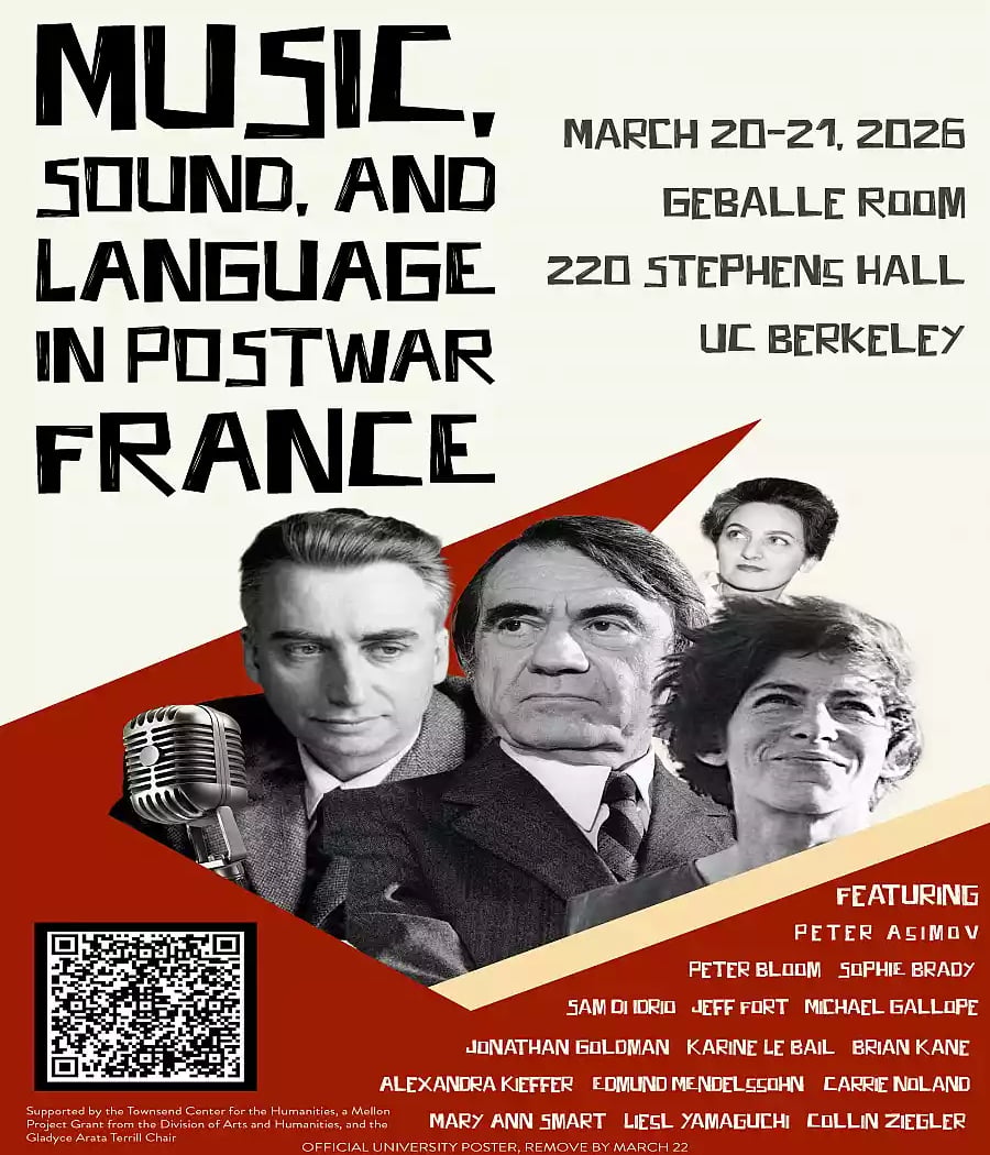 Music, Sound, and Language in Postwar France 1