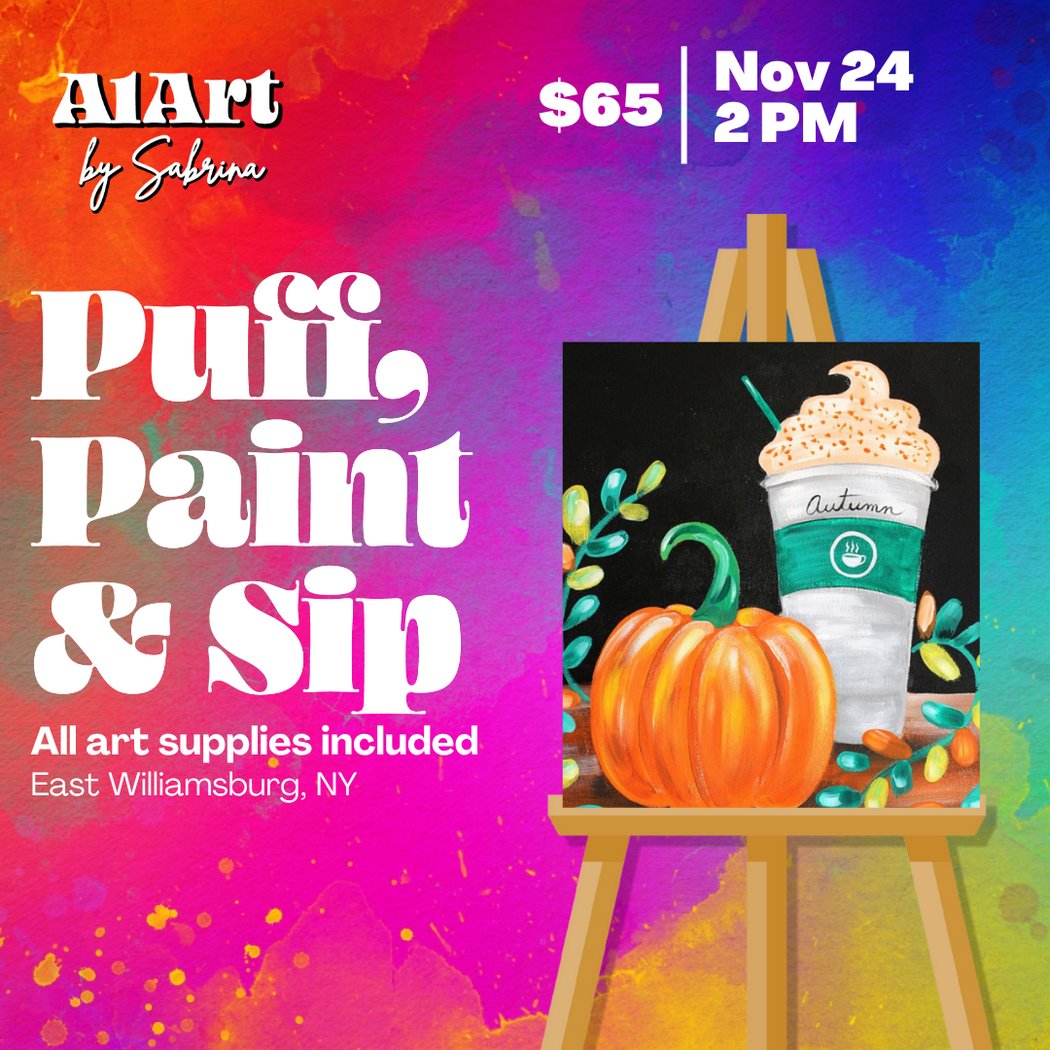 Puff, Paint and Sip Art Studio 1