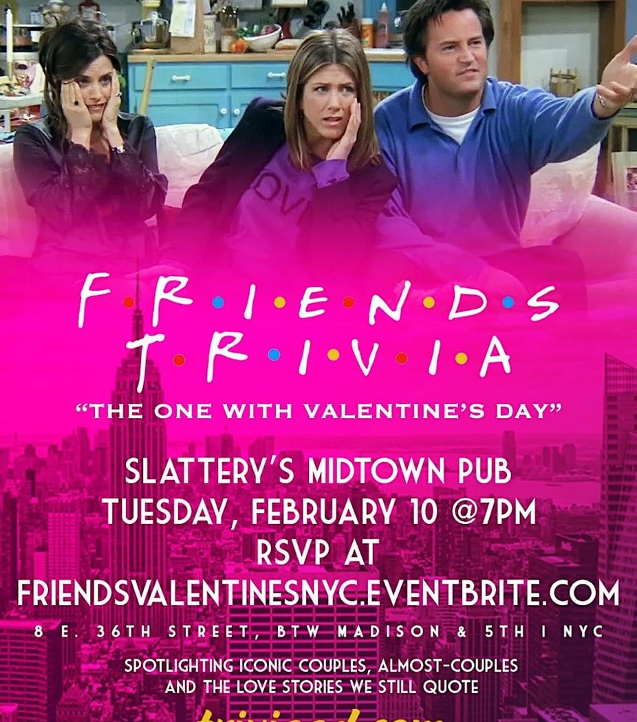 Friends Trivia: The One With Valentine’s Day 1