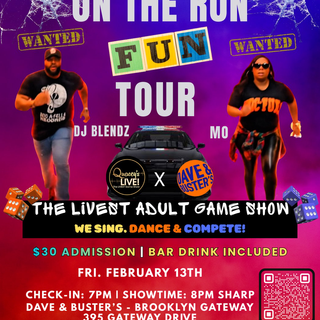 Quacey’s Live! On the Run Fun Tour 1
