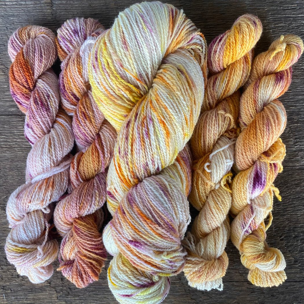 Speckled Yarn Using Natural Dyes 1