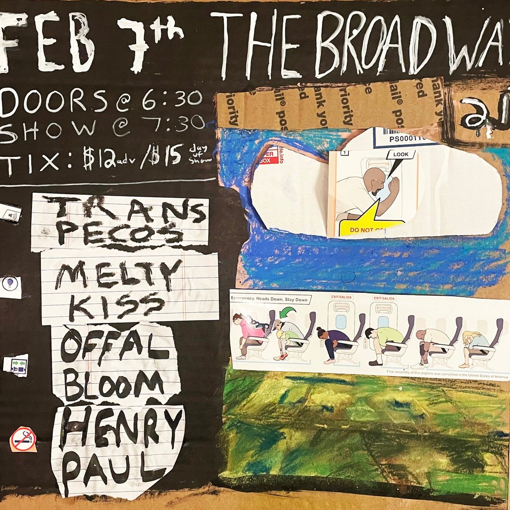 Busboy headline with support from Offal Bloom, Meltykiss and Trans Pecos 1