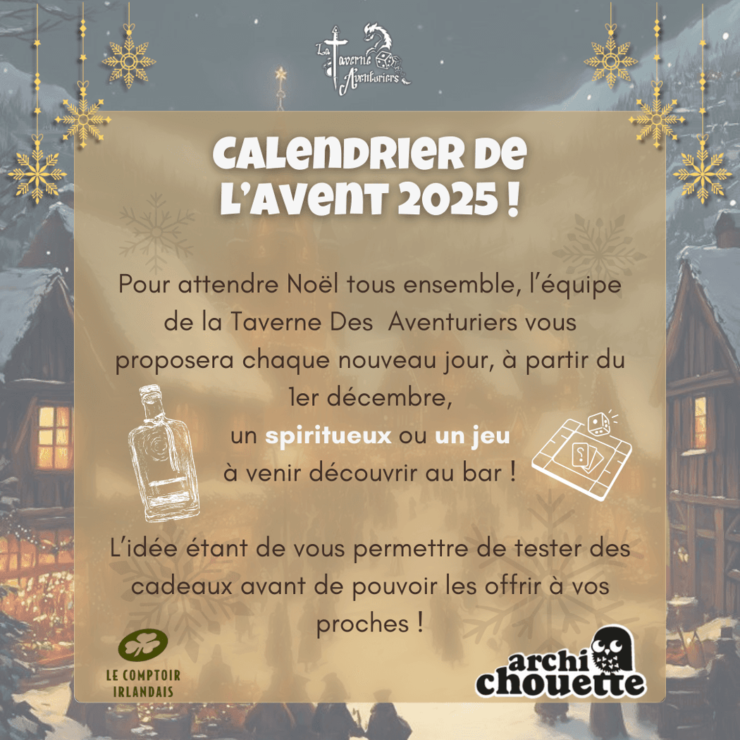 Le Calendrier de l’Avent de la Taverne 1