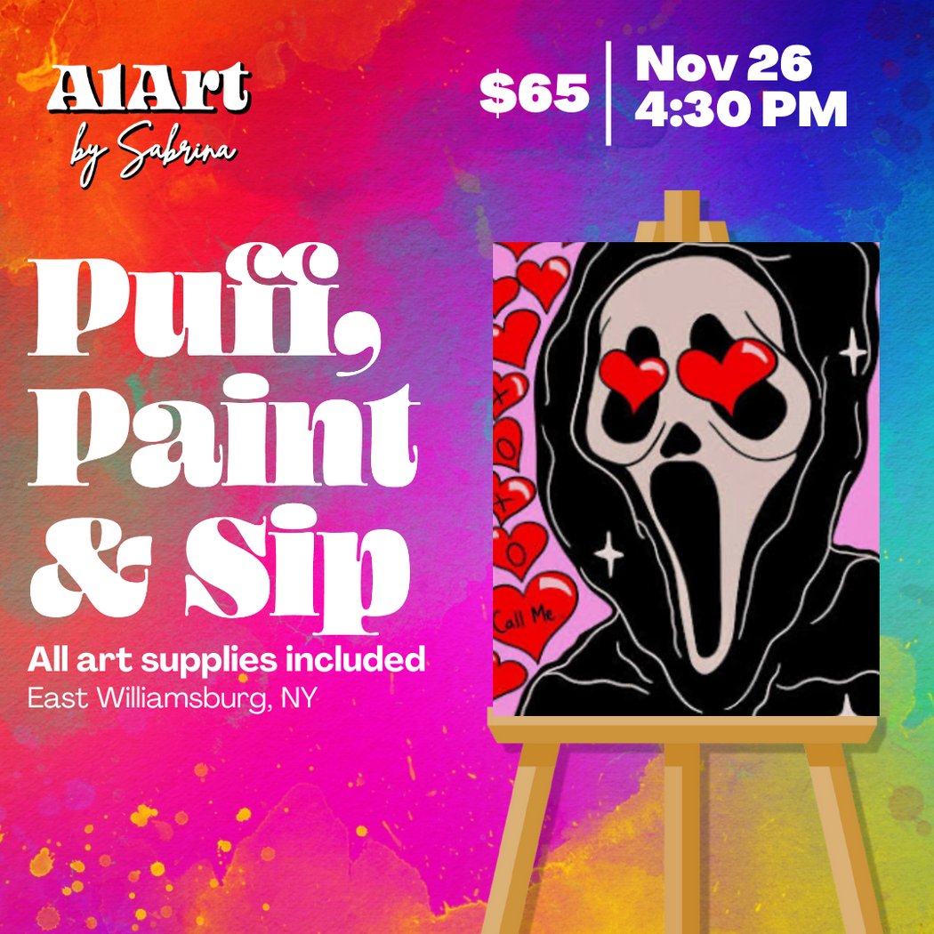 Puff, Paint and Sip Art Studio 1