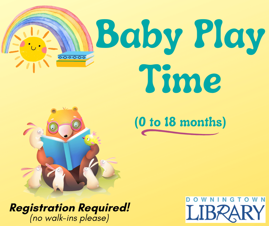 Baby Play Time (Age 0 to 18 months) In-Person