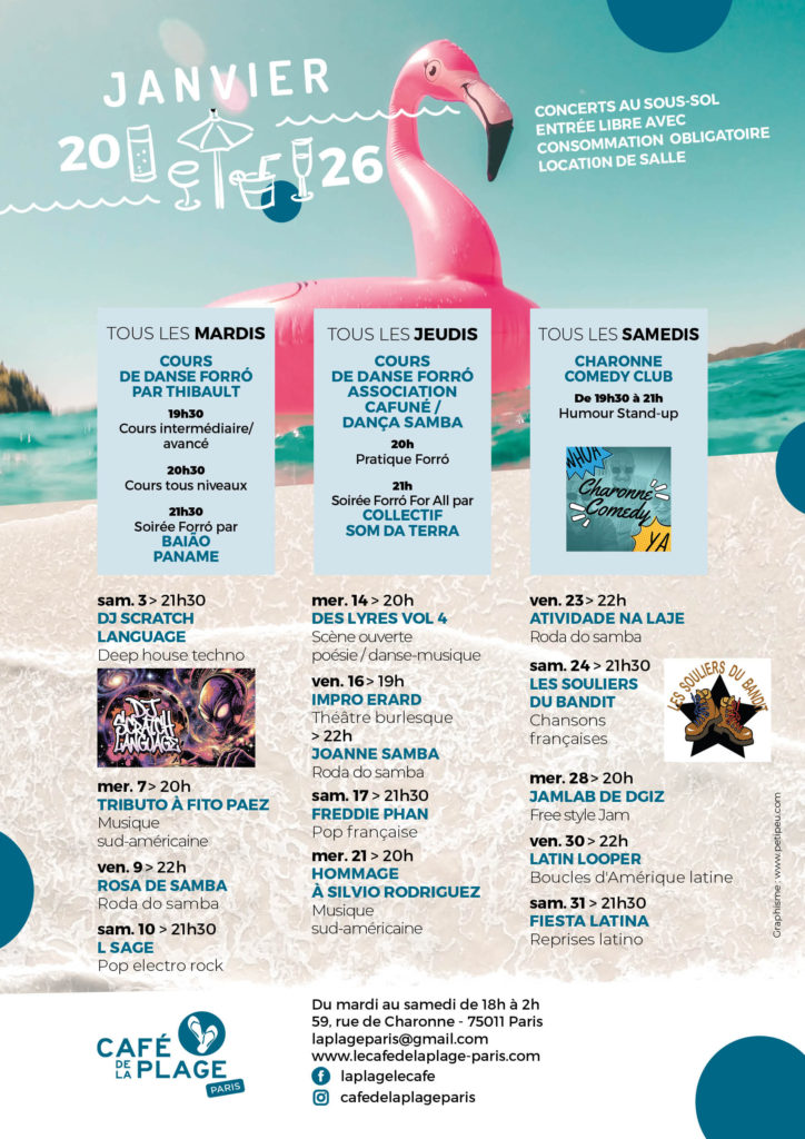 Programmation Musicale Janvier 2026 1