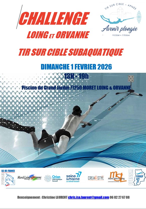 Challenge Loing et Orvanne / Tir sur cible subaquatique 1