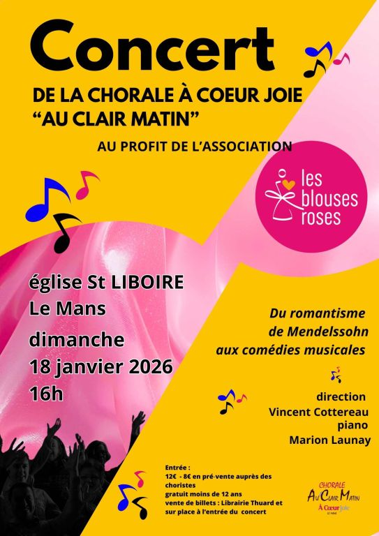 Concert au profit de l'association Les blouses roses 1