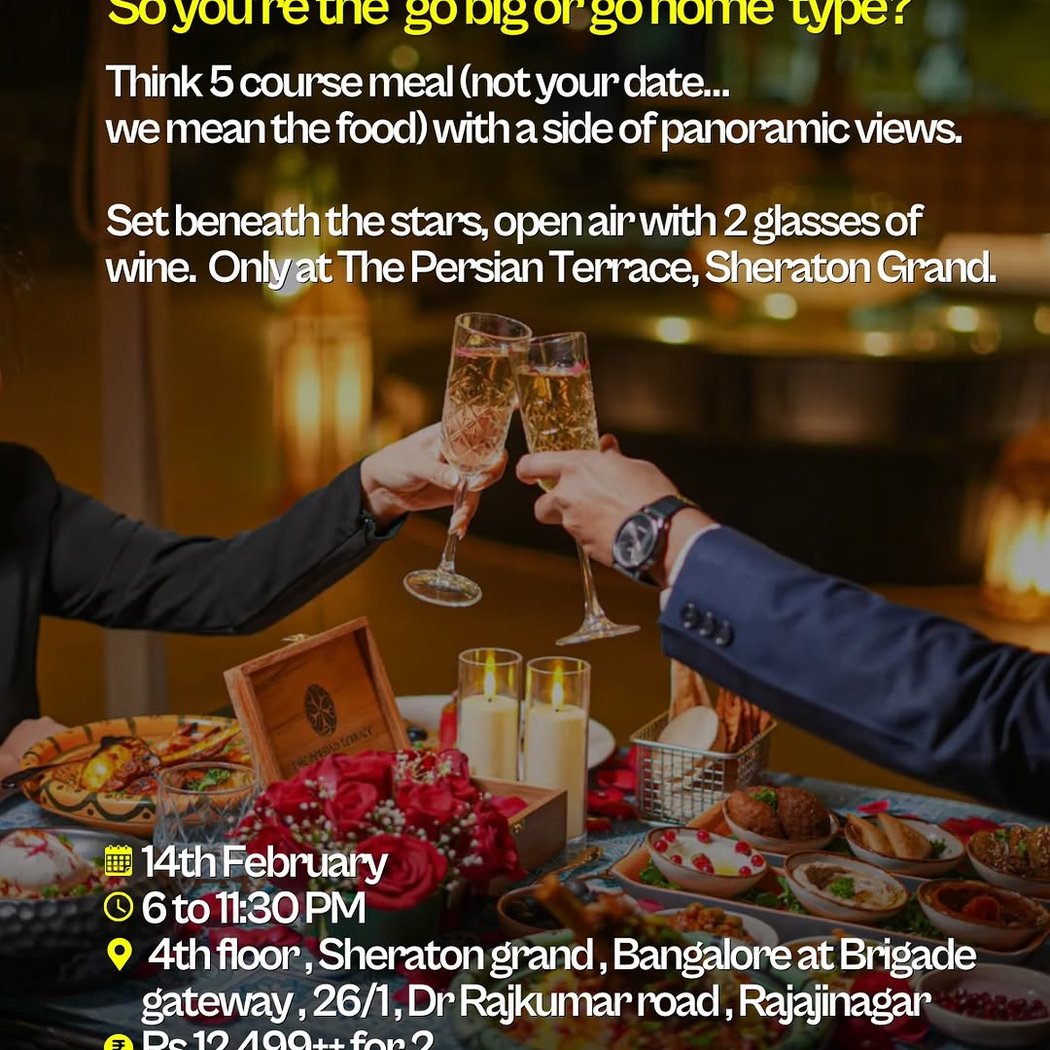 Valentine's 5-course meal with panoramic views 1
