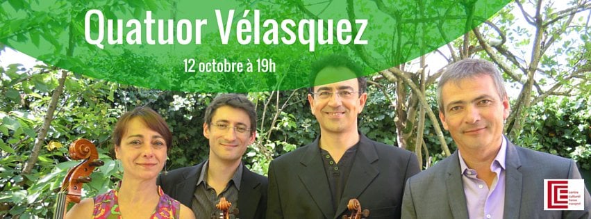 Concert Musique de chambre : Quatuor Vélasquez 1