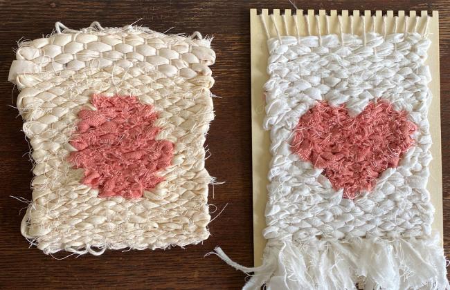 Simple Loom Weaving 1