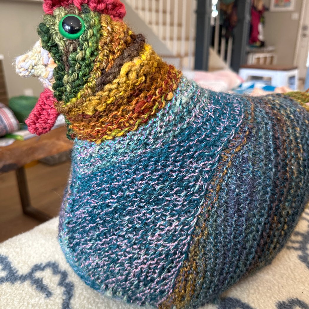 Knit an Emotional Support Chicken 1