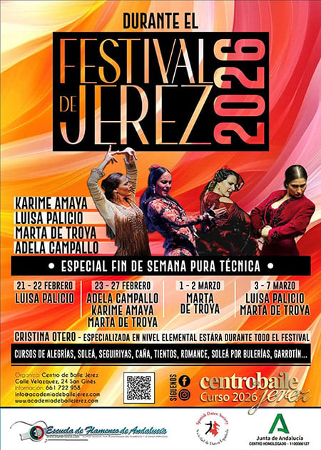 Cursos durante el Festival de Jerez 2026 1