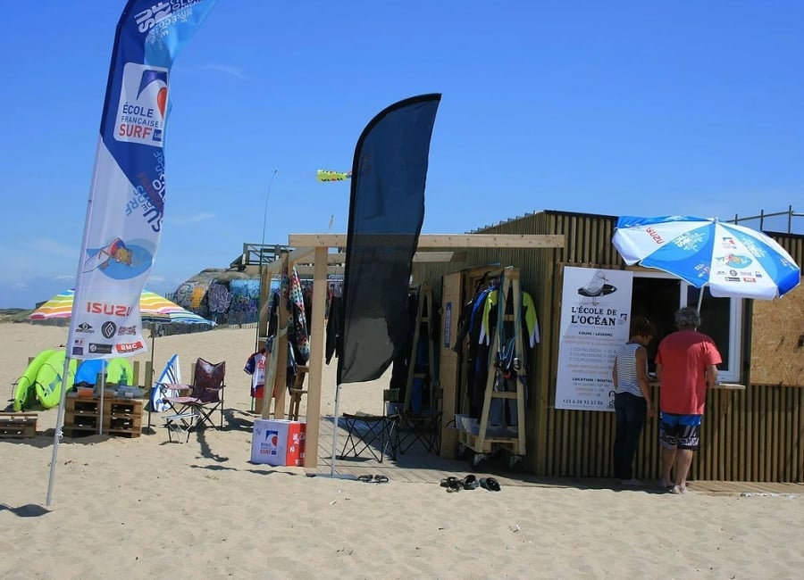 Surf School Anglet - Plage Des Cavaliers : Courses And Training Surf Anglet 1