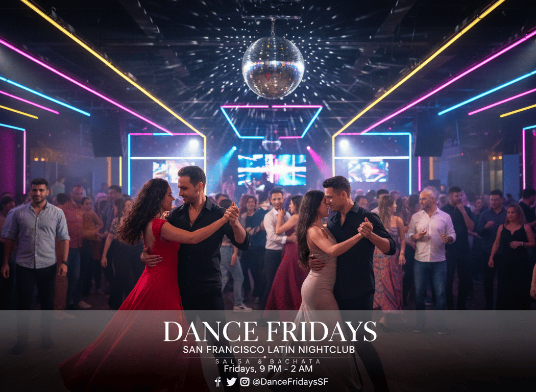 Salsa and Bachata Latin Night Club at Dance Fridays - Space 550 1
