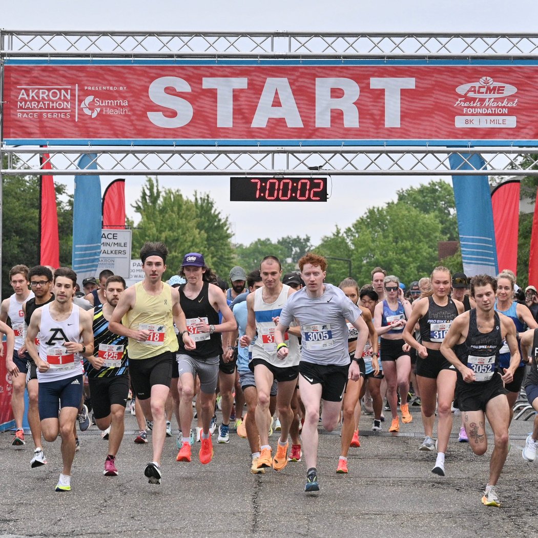 Akron Marathon Plogging Run/Walk 1