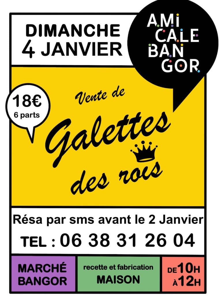 Vente de galettes des rois 1