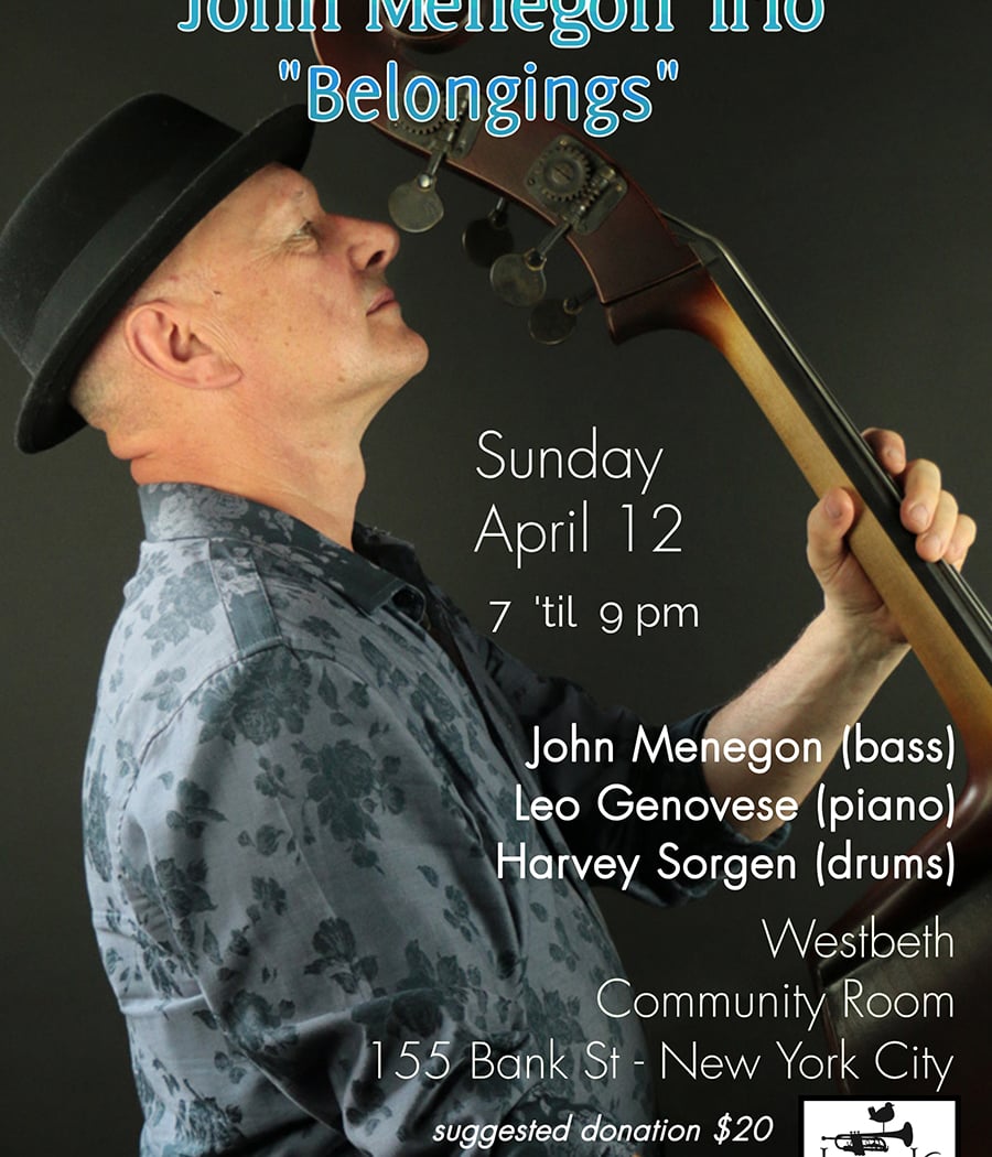 John Menegon Trio: Belongings 1