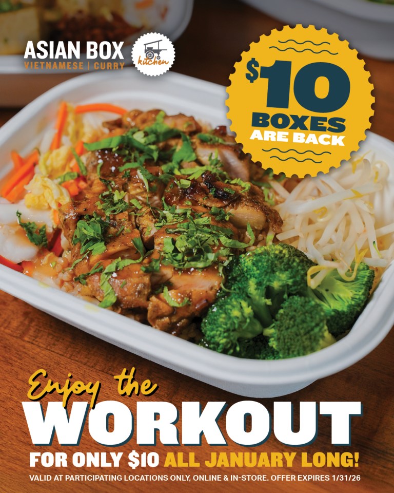 $10 Workout Box at Asian Box 1