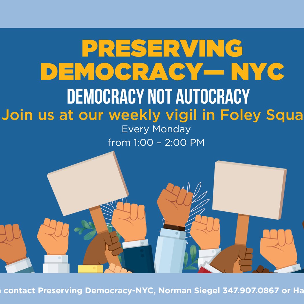 Preserving Democracy — Weekly Vigil 1
