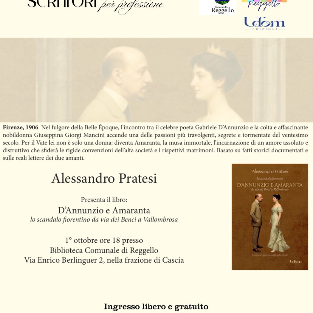 Presentazione del libro "D'Annunzio e Amaranta" 1