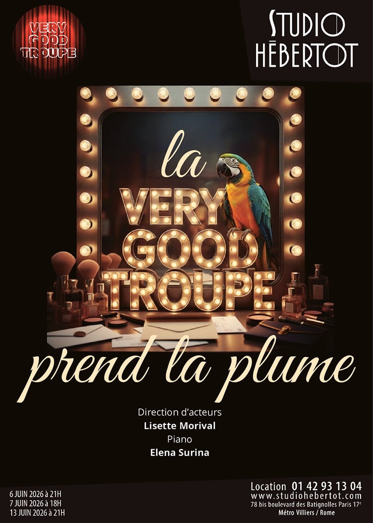 La Very Good Troupe prend la plume