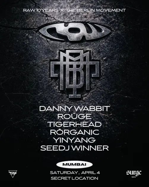 Select Underground Experience TBM x RAW 1