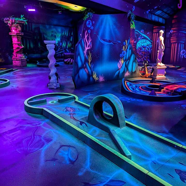 Mini golf intérieur 1