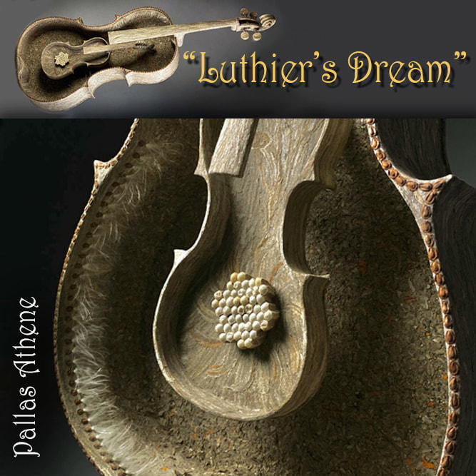 Luthier's Dream Sculptural Art by Pallas Athene