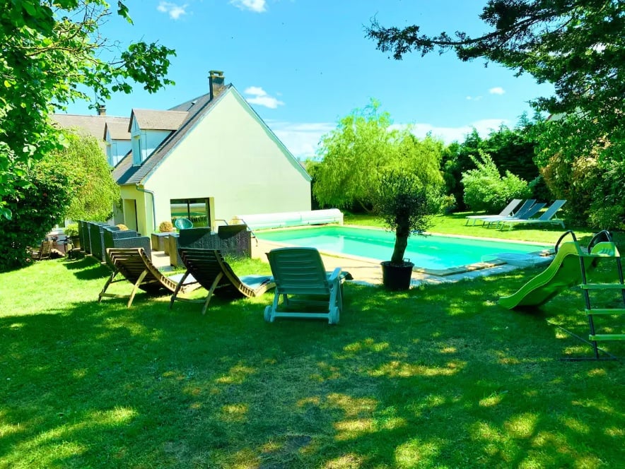 Maison de vacances grande capacité, avec piscine, proche Dreux et Chartres, Eure-et-Loir, Centre-Val de Loire 2