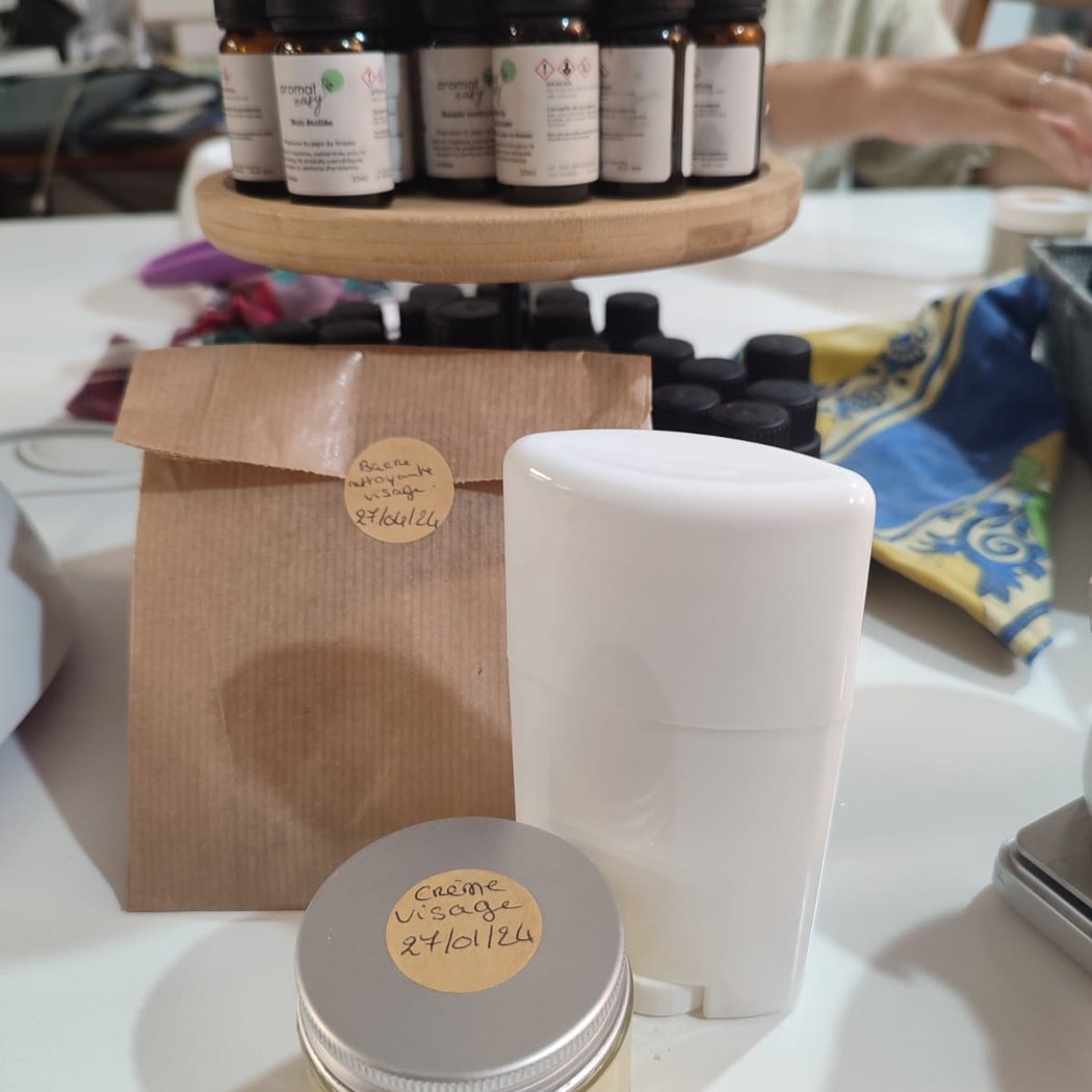 Atelier de création de cosmétiques 1