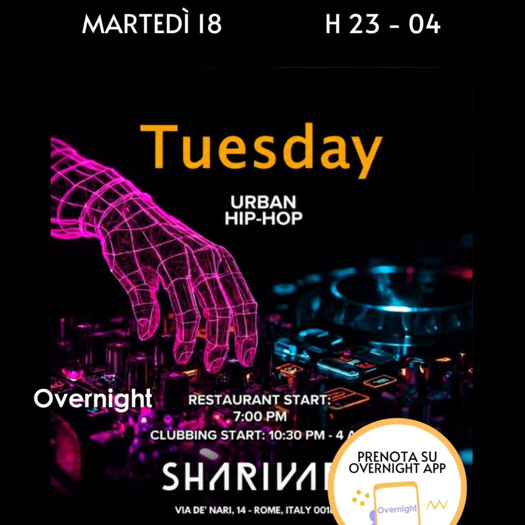 Tuesday URBAN HIP-HOP