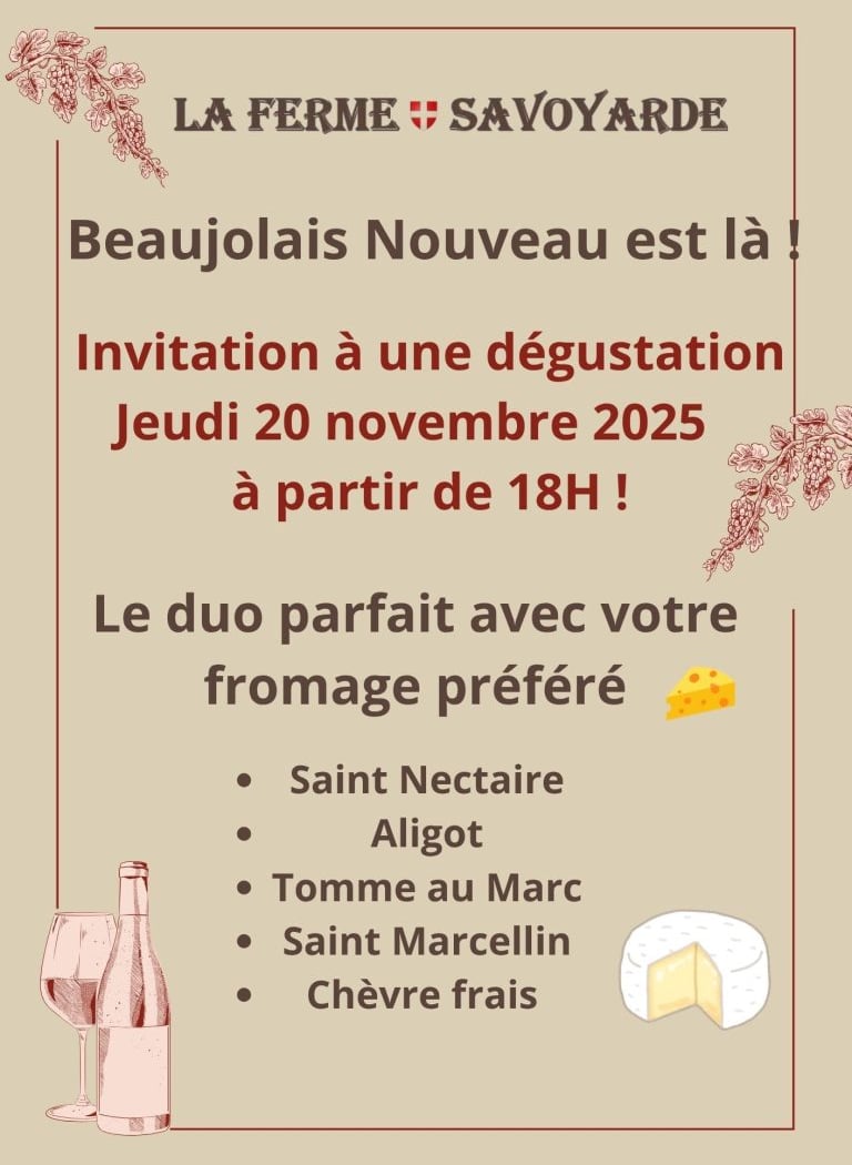 Dégustation du Beaujolais Nouveau 1