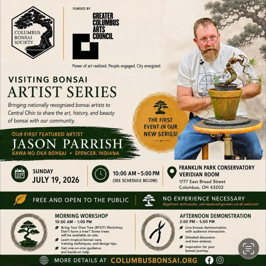 Visiting Bonsai Artist Series with Jason Parrish 1