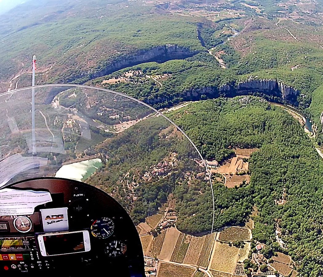 Loisirs Sud Ardèche - Baptême de l'air - parapente ULM autogire hélicoptère avion first flight paragliding microlight 2