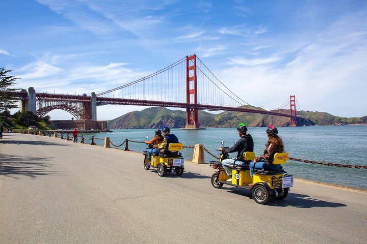 Wharf to Golden Gate Bridge - GoRide Electric Scooter Rentals 1