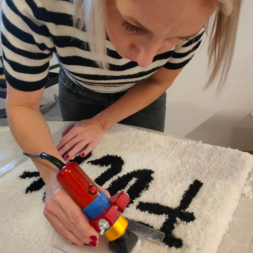 Kleiner Tufting Workshop (2,5h) - Teppich 30x30cm 1