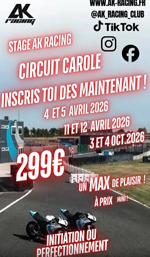 Stage de pilotage sur le Circuit Carole 1