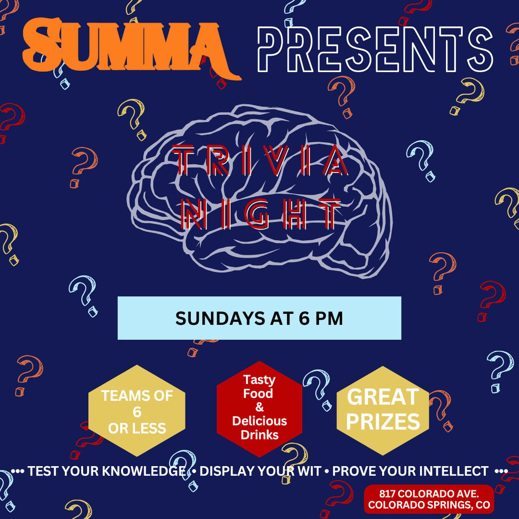Sunday Trivia Night at Summa 1