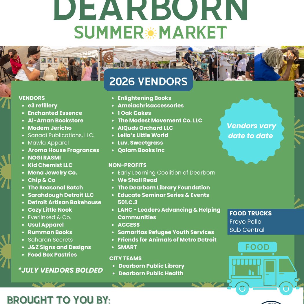 Dearborn Summer Market – July 17 1